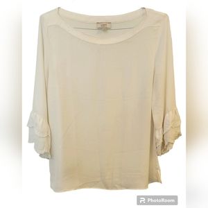 Loft Outlet Large Dressy Cream Top